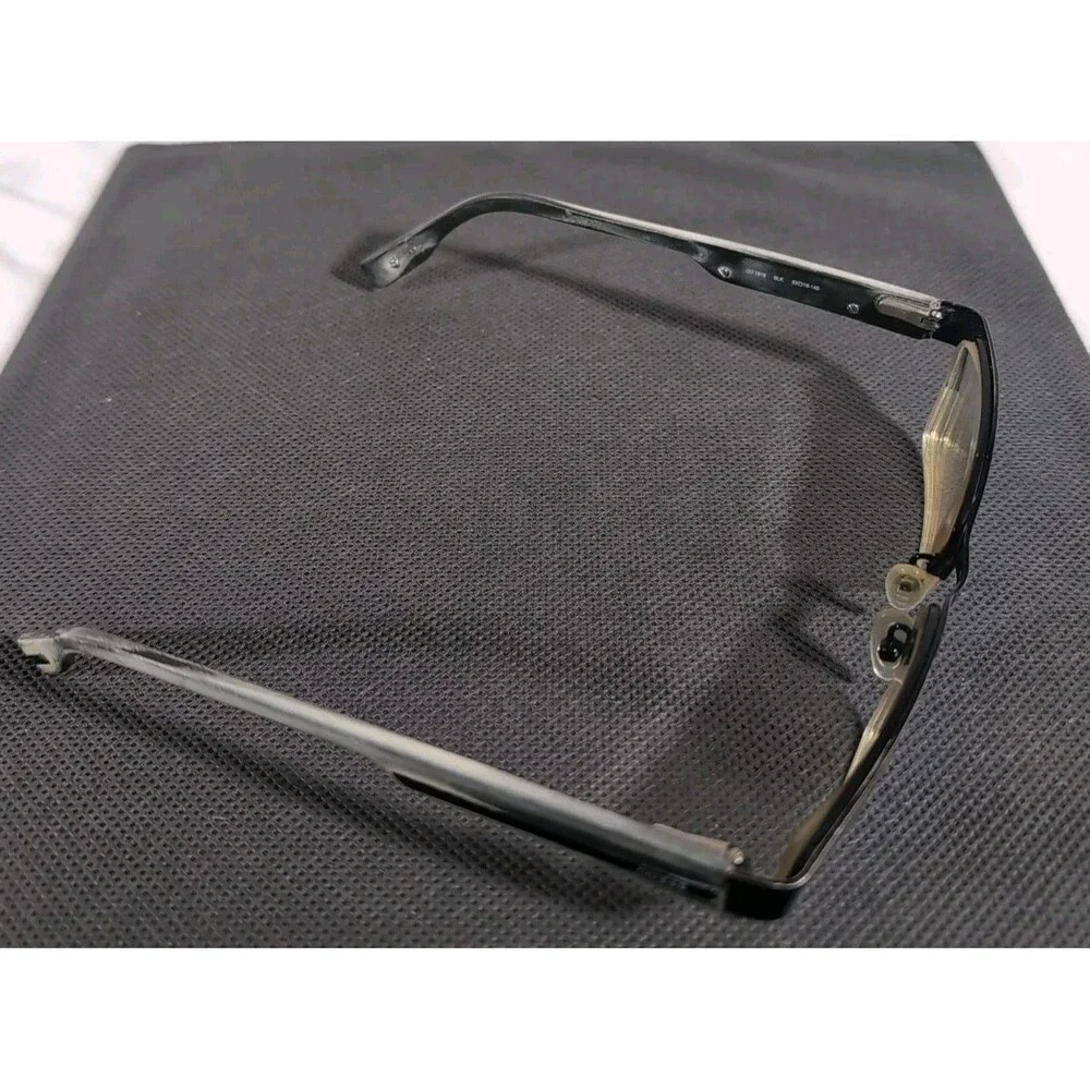 Guess GU1818 Bleached Black Half Rim Eyeglass Frames Only 53-18-145 Flex Hinged